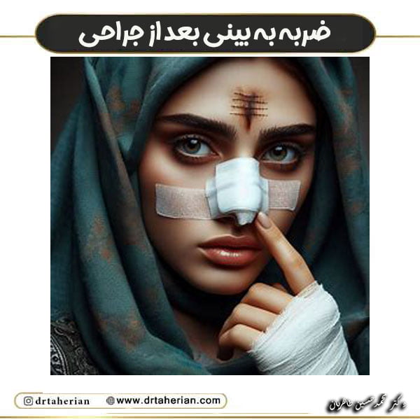 ضربه به بینی بعد از جراحی
