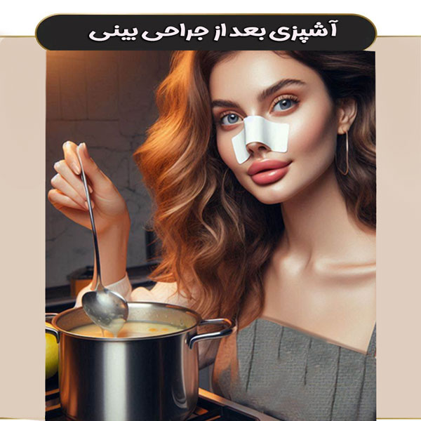 آشپزی بعد از جراحی بینی از دکتر محمدحسین طاهریان ، بهترین جراح بینی در تهران