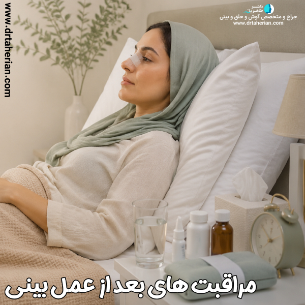 مراقبت های بعد از جراحی بینی با دکتر محمدحسین طاهریان